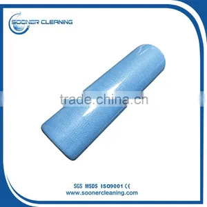 [soonerclean] Disposable Polyester/Viscose Fabric Kitchen Cleaning Cloth in Roll thumbnail-1