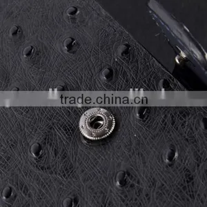 Business Men Card Holder Long Style Clutch Multifunction Wallet High Capacity Ostrich Leather Gift Purse for Businessmen thumbnail-2