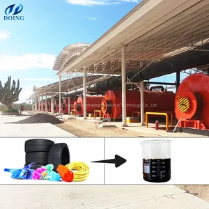 Small to Big Scale Pyrolysis Machine Convert Waste Plastic to Fuel Pyrolysis Oil Plant thumbnail-1