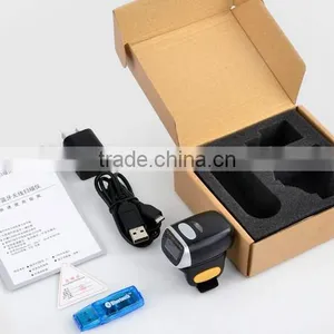 RD F001 Mini Ring Wireless Bluetooth Barcode Scanner Bar Code Reader Support for IOS Android System thumbnail-3