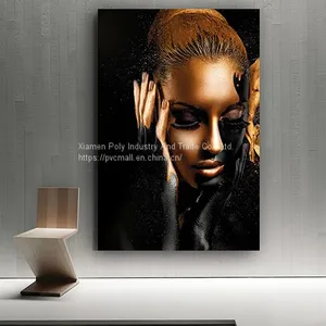 African Women's Oil Painting Living Room Decoration 3D Wall Art Poster thumbnail-4