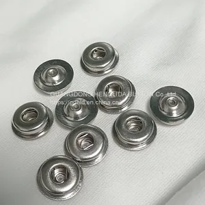 11.7mm Brass Half Pack Medical Electrode Button、medical Electronic Button thumbnail-4