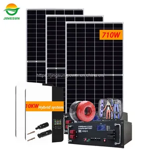 10KW Hybrid Solar System 400W Solar Panels thumbnail-1