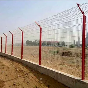 Hot Dipped Galvanized Pvc Coated Railway Protective Fence With High Quality thumbnail-1