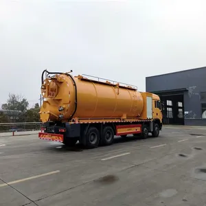 Exported to Uganda, the Dongfeng Tianlong Front, Rear, and 8-33 Square Cleaning and Suction Trucks Are Sold Directly From the Factory thumbnail-2