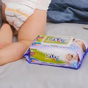 RO Purified Water Alcohol Free Baby Unscented Wet Wipes for Sensitive Skin thumbnail-1