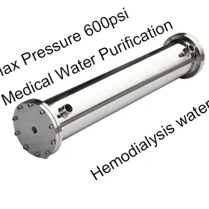300psi 400psi 600psi 1000psi Side Port End Port Stainless Steel Sanitary Medical Hemodialysis Connection Membrane Housing for Water Treatment thumbnail-5