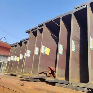 High Quality Hot Rolled Mild Steel 12m S235 S355 Construction C I U Section H Beam I Beam H and I Beam Steel thumbnail-2