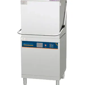 SUS304 Stainless Steel High Temp Dishwasher EU-60BN - 60 Baskets/Hour Washing Capacity thumbnail-1