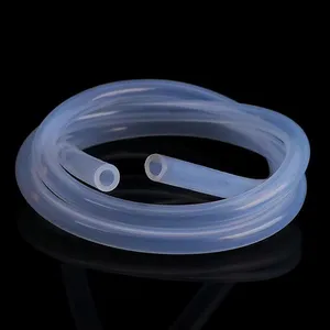 White Semi-transparent and Colored Silicone Rubber Tube for Coffee Machines Water Dispenser Aquarium Peristaltic Pump thumbnail-1