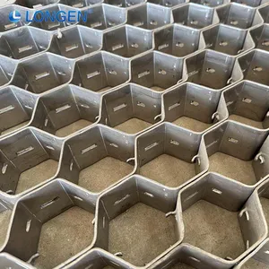 Q345B Low Alloy Steel Hexagonal Mesh High Tensile Strength Crimp Hexsteel Tortoise Shell Cost Effective for General Furnace thumbnail-2