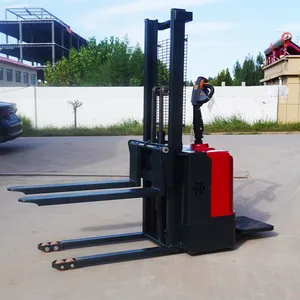 Fast Delivery Pallet Stacker Electric Forklift Pallet Lifter 1000kg 1500kg 2000kg Semi Electric Stacker Price thumbnail-2
