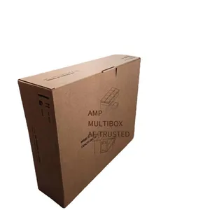 Customized 350g Single Copper Automatic Bottom-fastening Packaging, Custom-made Qishi Hardened Three-layer Corrugated Flying Boxes, Local Hot Stamping of Logo thumbnail-5