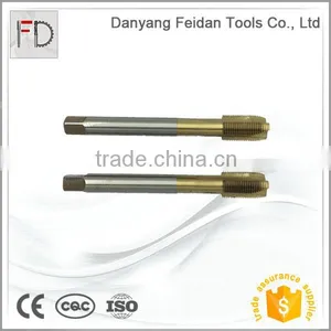 BSP 1 / 8 FEiDAN TOOLS Spiral Point Pipe Thread Taps in TiN Coated thumbnail-1