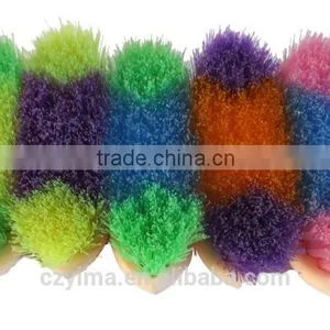 Plastic Horse Dandy Brush With Glitter Bristle for Cleaning thumbnail-2