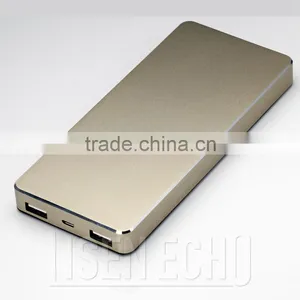 2014 New High-end Fashion Large Capacity 8000mah Polymer Cell Aluminum Shell Customized Mobile Phone Charger Power Bank thumbnail-2