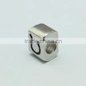 Wholesale Zinc Alloy Archaized Pdora Square Shape Anti-silver Slide Beads thumbnail-5