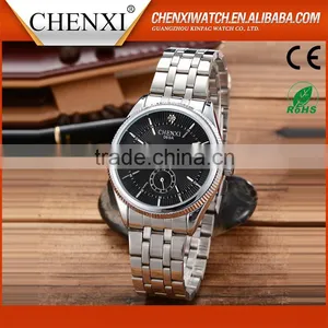 New Design Popular Men Quartz Day/Date Customized Quartz Stainless Steel Watch thumbnail-1