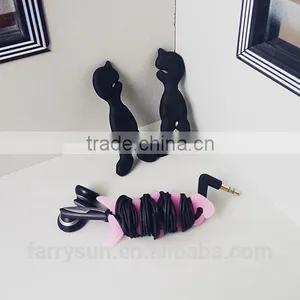 Hotsales Creative Cute Mini Tree Sapling Cable Winder Cord Organizer Silicone Earphone Winder thumbnail-4
