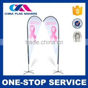 Factory Direct Price Simple Style Customized Tear Drop Wing Banner thumbnail-1