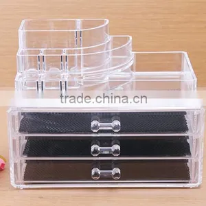 C42 ANPHY Large Makeup Box Jewelry Organizer Crystal Drawers thumbnail-5
