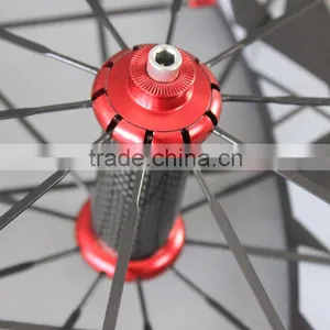Stiff 700C 38mm Clincher Road Rims Carbon Road Bike Racing Wheels With Carbon Hub Sapim CX Ray Spokes Quality Choice thumbnail-4