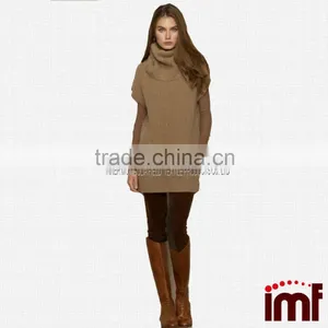 Cashmere Turtleneck Mini Dress. thumbnail-1