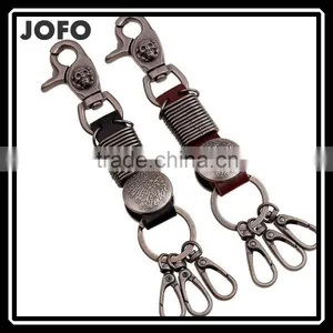 Handmade High Quality Real Ostrich Leather Keychain Leather Key Holder Key Chain thumbnail-1