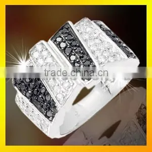AAA CZ White Gold Rings Micro Pave Setting Rings Gold Rings thumbnail-4