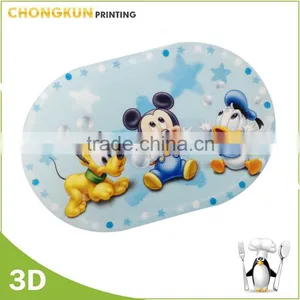 Disney Authorization Factory Make 3d Lenticular Printed Recycled Plastic Placemats thumbnail-2