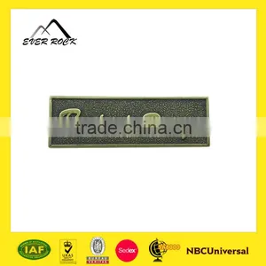 Hot Selling New Fashion Square Popular Bag Accessory Metal Label in China thumbnail-6