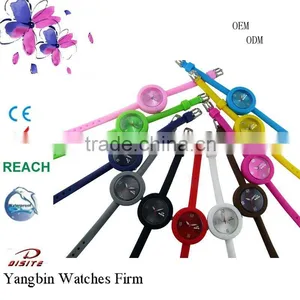 New Selling Round Silicone Small Band Detachable Watch thumbnail-1