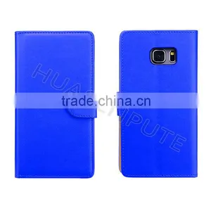 China Factory Insert Card Leather Case For Samsung Galaxy S6 Edge Plus thumbnail-1