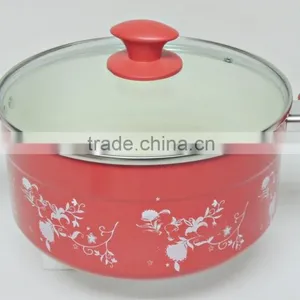 Customized Flower Decal Multi-purpose Food Steamer With Induction Bottom thumbnail-3