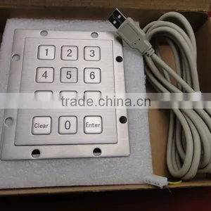 Stainless Steel 12 Keys Keypad thumbnail-3