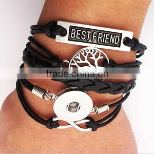 Gotomore 2015 Summer Popular Stylish Stainless Steel Anti-allergic H-shaped Buckle Bracelet Bangle -Gold + Black thumbnail-6