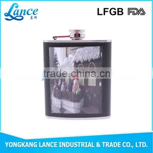Factory Wholesale 5oz Christmas Stainless Steel Hip Flask thumbnail-3