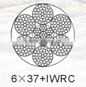 Ungalvanized Wire Rope 6*37 IWRC thumbnail-1