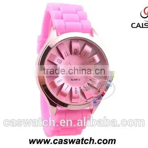 Trendy Sunflower Dial Silicone Watch, Candy Color 3D Face Jelly Watch, Girls Boys Hotfashion Watch thumbnail-2
