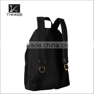 High Quality OEM 2015 Wholesale Metal Zipper Custom Women Backpack thumbnail-3