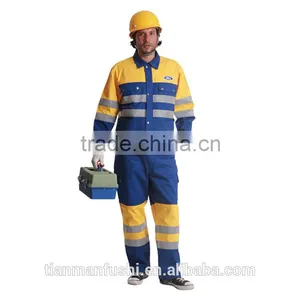 2015 High Quality Reflective Workwear Suit Customed High Visibility Working Clothes For Men OEM ODM Factory Uniform thumbnail-1