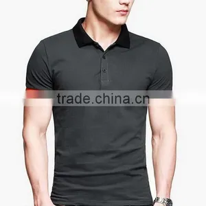 Customized Hot Sell Men's Embroidered Polo Shirts Logo thumbnail-1
