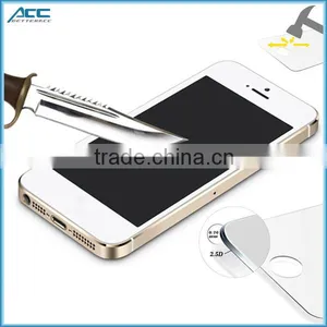 2015 Hot Selling 0.3mm 2.5D New Arrived Tempered Glass Screen Protector For IPhone 5 5S 5C thumbnail-1