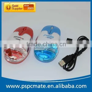 Computer Gift 2.4G Rechargeable Wireless Liquid Aqua Mouse With Usb Mini Receiver thumbnail-4