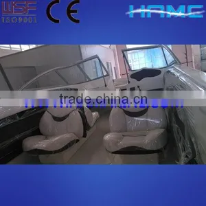White and Blue HA630 Inboards Speed Yacht thumbnail-4