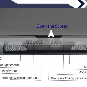 Super Slim Car Tft Lcd Roof Mounted Monitor tv Usb Support Mp5/usb/sd/hdmi thumbnail-4