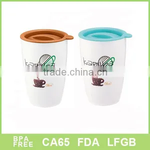 Hot Selling Double Wall Stainless Steel Coffee Mug With Lid thumbnail-1