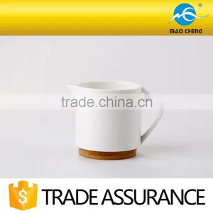 Domestic Fine China White Ceramic Coffee Milk Creamer thumbnail-1