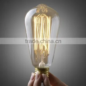 Vintage 1910 Squirrel Cage Filament Edison Bulb thumbnail-1