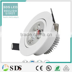 LED Ceiling Light Ceiling Light Led Aluminum White High Power Round 3w Ceiling Light 2700k-6500k thumbnail-1